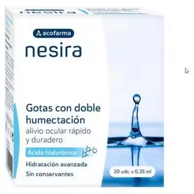 Acofarma Nesira Gotas Humectantes Acido Hialuronico 20Uds - 1