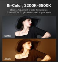 VIJIM Ulanzi VL100C Luz De Video LED Bi-color 3200K-6500K Con Cabeza Giratoria De 170° Y Soporte Frío Batería De 2000mAh Para Vlog Y Cámara - details 4