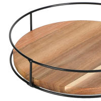 Organizador Giratorio De 360 Grados Para Cocina Y Pantry Ecológico De Madera Con Estante De Contado Versátil Para Almacenamiento De Sundries - details 7