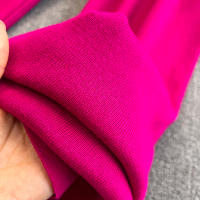 Conjunto De Ropa De Mujer REALEFT Otoño Invierno 2 Piezas Traje De Pista Tejido Con Cuello Alto Rayado Y Pantalones Rectos Polyester Estilo Casual - details 26