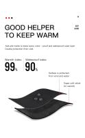 Guantes De Ciclismo Para Invierno a Prueba De Viento Táctiles Cálidos Y Resistentes Al Agua Para Hombres Y Mujeres Guantes De Motocicleta No Esmerilados De Silicona Antideslizantes - details 2