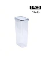 Jars De Almacenamiento De Alimentos Airtight 2.8L Plásticos Con Tapas Reutilizables Y Etiquetas Para La Cocina - details 8