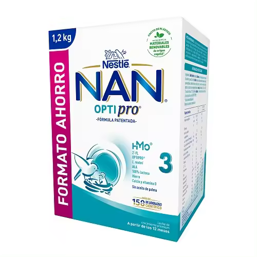 Nestlé Nan Optipro Formato Ahorro Etapa 3 1200 Gr - Nutrición Completa - 1