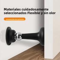 Parador De Puerta Magnético Fuerte Nuevo Sin Necesidad De Perforar Resistente Al Viento Silencioso Para Baño Y Piso - details 2