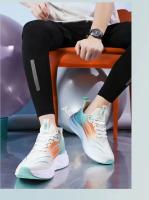 Zapatos De Deporte Para Hombre 2024 Transpirables Con Malla Absorbedores De Choque Antideslizantes Suaves Y Ligeros Para Correr - details 3