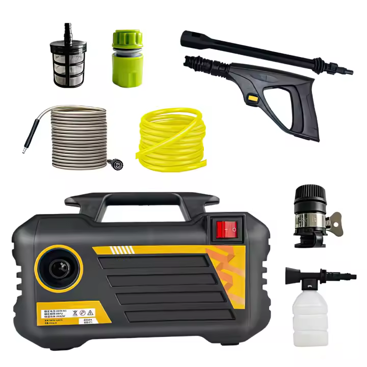 Pistola de agua portátil para lavado de autos, lavadora de alta presión doméstica, potente lavado de autos portátil de alta potencia - 1