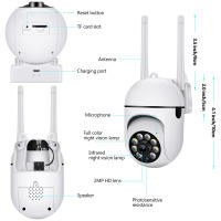 Cámara De Seguridad IP WiFi Dual Frequencia 2.4G Y 5Ghz PTZ Automática Para Bebé Monitorización Inalámbrica 1080p Con Visión Nocturna Y Detección De Movimiento - details 11
