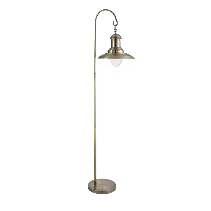 Cepilladora clásica Fisher Man ajustable acero vidrio 1 luz E27 - 1