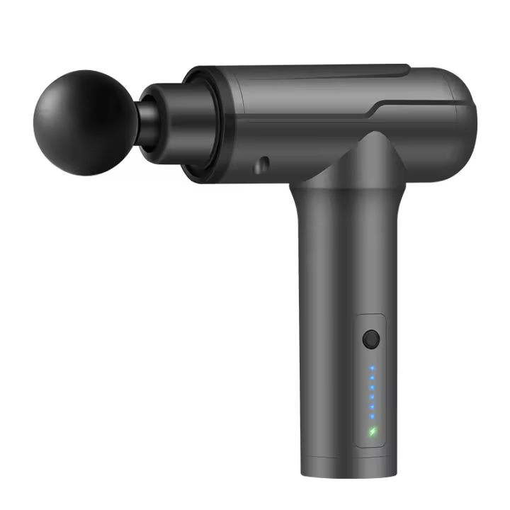 Pistola de fascia para fitness, relajante muscular, mini pistola de fascia, pistola de masaje, relajante muscular, gris - 1