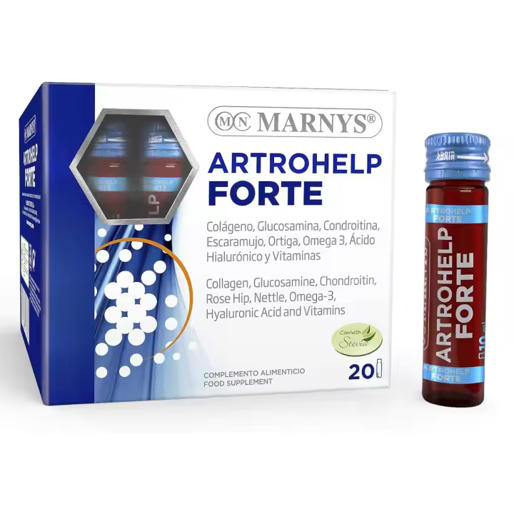 MARNYS® Artrohelp Forte 20 Viales - Suplemento para Articulaciones y Huesos - 1