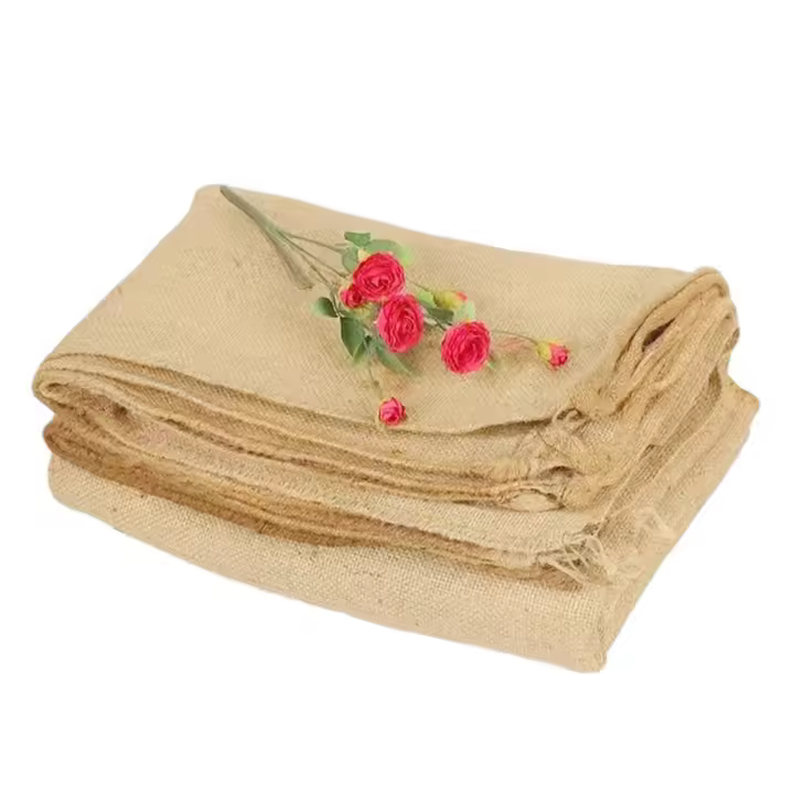 Tela De Jute Natural De 19.6in X 63in Para Bolsos Placemats Mantel Y Decoración De Fondo DIY Accesorios Tejido De Malla De Burlap - 1