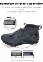 Zapatos De Senderismo Para Hombre Ligeros Resistentes Al Deslizamiento Botas De Tobillo Transpirables Para Exteriores Trekking Camino - details 1