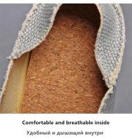 Zapatos De Lona Para Hombre Verano 2024 Transpirables Y Cómodos Zapatillas De Buceo Ultraligeros Tallas Grandes Hasta 47 - details 3