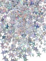 Decoraciones De Fiesta Con Estrella Dorada Y Plateada Confeti Rosa Tamaño 10/6mm Para Cumpleaños Adornos Para Mesa 30g - details 1