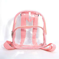 Mochila De Viaje Transparente PVC Impermeable Para Niños Con Hombro Y Estuche De Deporte Aprobado Para Campo Mini Mochila Escolar Con Correa - details 12