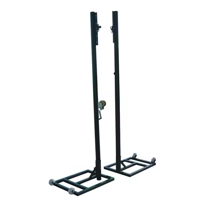 JUEGO POSTES VOLEIBOL METALICOS Ø 80 MM TRASLADABLES - 1