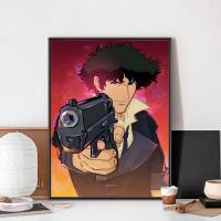Póster Anime Cowboy Bebop C-Cowboy Estilo Vintage Para Decoración De Pared Habitación Estudio Sin Marco Papel Kraft - details 11