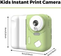 Cámara de impresión instantánea para niños 1080P Pantalla IPS de 2,4 pulgadas Zoom 10X with papel de impresión Térmica Bolígrafo de color Correa Para El Cuerpo Tarjeta TF de 32 GB Niños - details 1