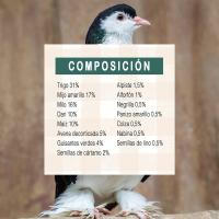 Comida para tórtolas y Palomas- Versele-Laga - Mezcla de Semillas de pequeño tamaño - Prestige Dove - details 2