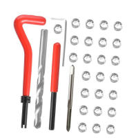 Kit De Reparación De Hilos Métricos Helicoil 20/30pcs Herramienta De Auto Reparación Acero Inoxidable 304 M3 M4 M7 M9 M11 Para Coche - details 0