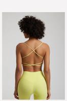 Sujetador De Yoga Para Mujer SHINBENE Super Nube Con Escote En V Espalda Cruzada Y Sin Costuras Almohadillado Deportivo Transpirable - details 5