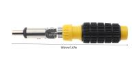 Llave De Destornillador Rotatoria 180 Grados 1/4 Pulgada Hexagonal Izquierda/Derecha Con Extensión De Tack Para Trabajo De Bricolaje Y Reparación - details 0