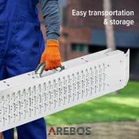Arebos 2X Rampa Plegable  Rampas de Carga 400 kg MAX.  Rampa Plegable para Moto y rampa de Acceso  Acero  Plegable - details 9