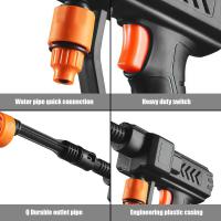 30000rpm Pistola de agua sin cable de alta presión para lavado de coches Batería de litio 12000mah 3.7L/min de alto caudal Boquilla 6 en 1 Segura anti-electricidad Impermeable Máquina de lavado de coches sin cable multifuncional para el hogar - details 4