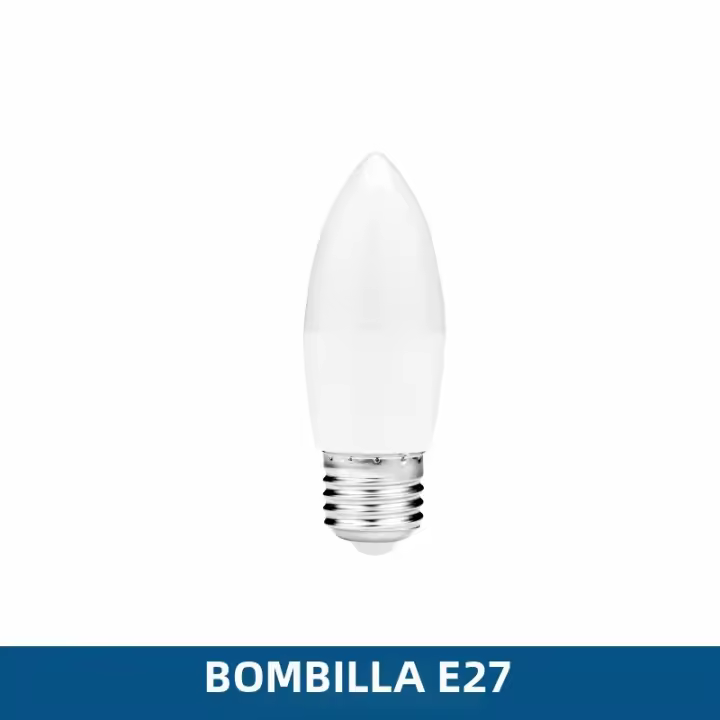 8PCS Bombilla LED E14 E27 3W 6W 9W 12W 15W Luz Cálida Fría Interior 220V Bombilla De Vela Decorativa Para Hogar Y Candelabro - 1