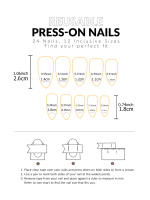 Uñas Postizas Francesas Cortas 24 PCs Con 1 Jelly Y 1 Archivo De Uñas Material ABS Estilo Diverso Sin Químicos De Alta Importancia - details 31