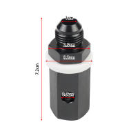 Válvula De Desbordamiento De Combustible Con Adaptador De Tubo Freno De Aluminio Anodizado Para Tanque De Combustible 6AN 8AN 10AN Macho Flare - details 2