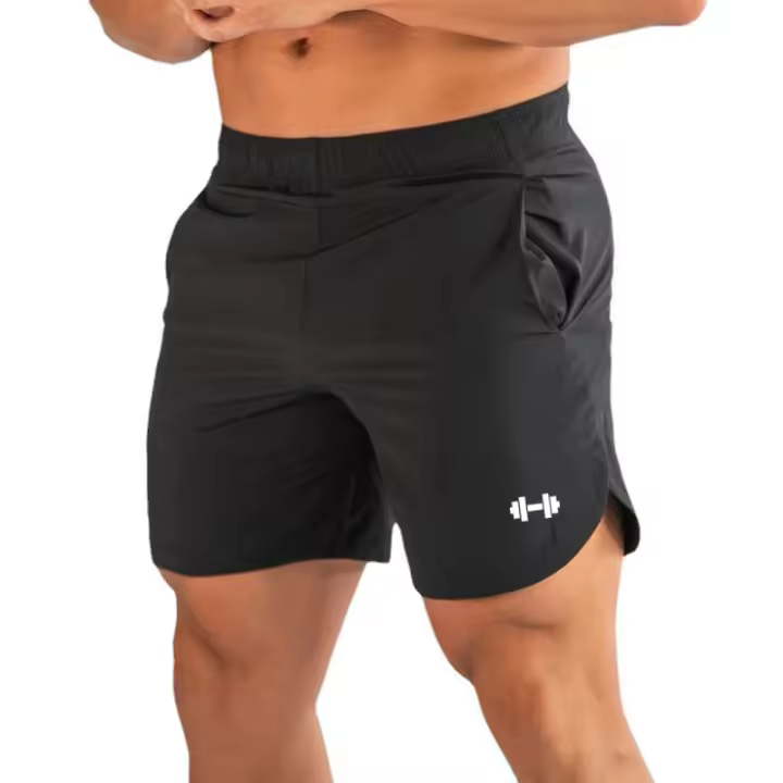 Shorts De Correr Para Hombre Verano Secado Rápido Entrenamiento Deportivo Fitness Ropa De Gimnasio Pantalones Cortos De Ejercicio - 1