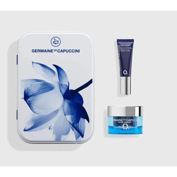 GERMAINE DE CAPUCCINI- ESTUCHE PRIMAVERA ANTI POLUCION EXCEL THERAPY 02 (CREMA+ CONTORNO DE OJOS) - 1