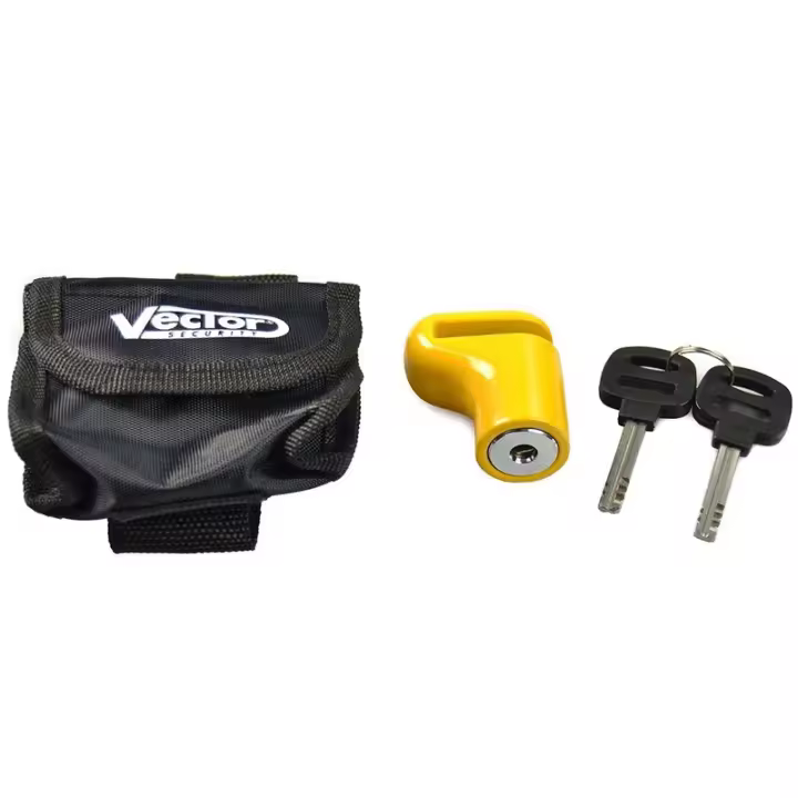 Candado de disco VECTOR Disc Mini - Ø5mm - Amarillo - 1