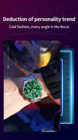 Reloj Mecánico Para Hombre OLEVS 6650 Resistente Al Agua Luminoso Con Fecha Estilo Clásico Y Moda De Buceo Material De Acero Inoxidable - details 12