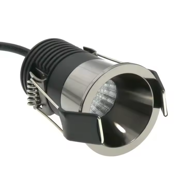 IluminaShop - Foco Downlight LED Deep Negro Cromo 5W IP20 - 1