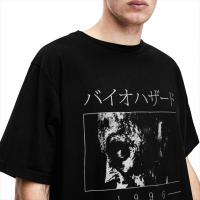 Camiseta De Algodón 100% Respirable Para Hombre Estilo Harajuku Y2K Con Diseño De Residented Eviled T-shirt Oversized Para Playa Y Uso Diario - details 10