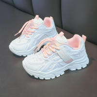 Zapatos Deportivos Para Niñas Primavera/Otoño Moda Casual Transpirables Confortables Para Estudiantes Niños Bebés Talla 0-1Años Material Superior PU Cuero Y Fibra De Red Suela De Goma - details 3