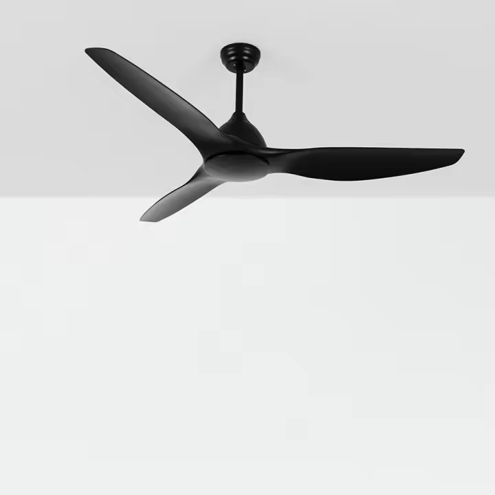 ORION91 Ventilador de Techo 90w 3 Velocidades Silencioso XL Ø163 cm Estilo Industrial Color Negro - SpazioLuzio - 1