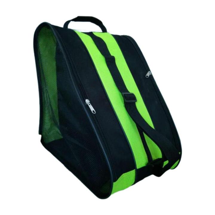 Bolsa De Patinaje De Oxford Para Deportes Viaje Almacenamiento De Zapatos De Patinaje Bolsa Portátil Para Patines De Rodillos Y Hielo Para Adultos Y Niños