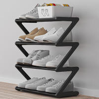 Organizador De Zapatos De 4 Niveles Independiente Armario Multifuncional Para Entrada Pasillo Material Plástico - details 7