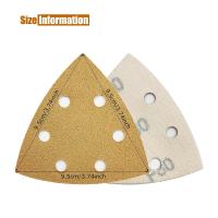 Juego De 40 Piezas De Papel De Herramientas Abrazaderas Oscilantes Con 6 Agujeros 40-240 Grit Para Pulir Madera - details 1