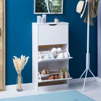 Miramax-mueble Zapatero Con 3 Cajones 18 Pares Almacenamiento De Zapatos De Madera - details 1