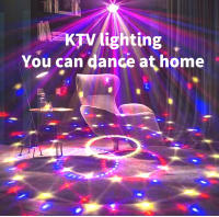 Nuevas Luces De Escenario RGB LED 2024 Rotativas Disco DJ Bola Estroboscópicas Control Remoto Y Sonido Regalo De Navidad Para Fiesta Club Carro - details 16
