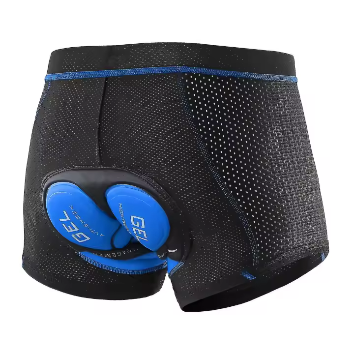 Pantalones cortos de Cycling transpirables Ropa interior de Cycling Almohadilla de gel A prueba de Golpes - 1
