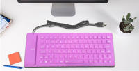 Teclado plegable de silicona de 85 teclas para PC, Notebook, tableta, portátil, Flexible, con cable, Mini USB, resistente al agua - details 4