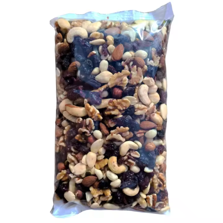Revuelto Natural frutos secos 1 Kg - coctel natural - mix natural - pelluz - coquito - macadamia - pistacho - avellana - pasas - almendra - nuez - pipas calabaza - anacardo - 1
