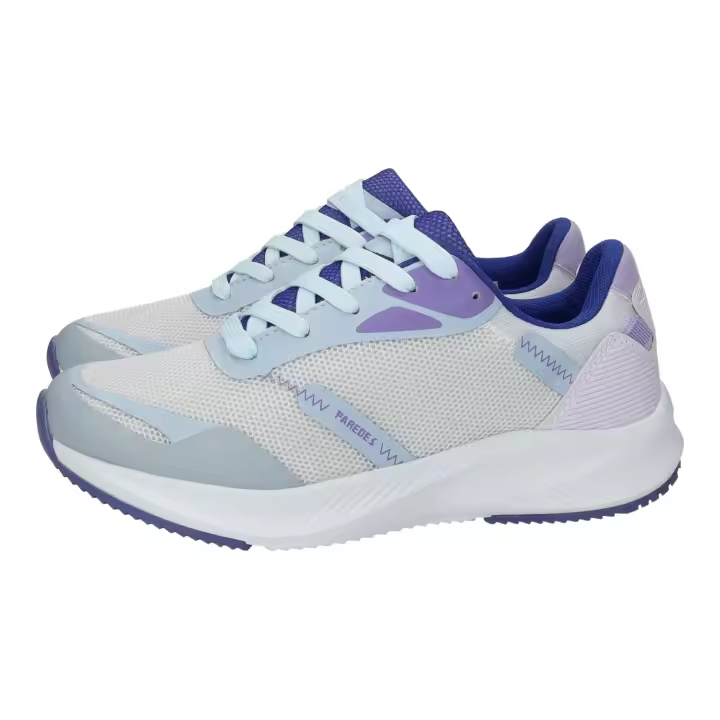 Deportivos marca PAREDES para mujer en color azul. Zapatillas deportivas para mujer en color azul marca Paredes, transpirables y con plantillas extraíbles - 1