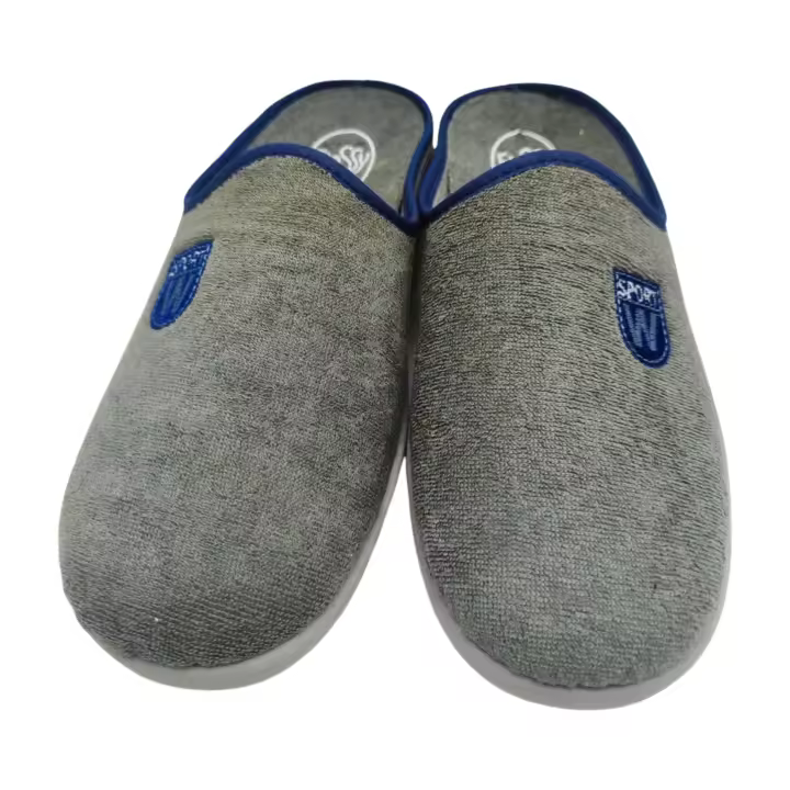 Zapatillas casa hombre verano puntera cerrada Marca Flossy cómodas, flexibles, ligeras y gran confort , con plantilla extraíble y suela perfumada , antideslizante , fabricadas en España ,suaves y tiernas. Calzado para el hogar ideal - 1