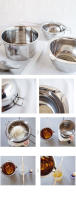 Maceta De Acero Inoxidable Para Derretir Cera De Vela DIY Herramienta Para Chocolate Mantequilla Y Jabón Antideslizante Fácil De Limpia - details 6